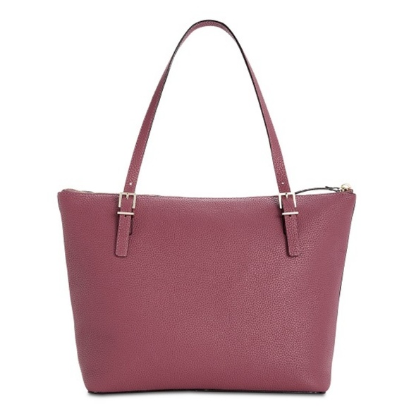 Kate Spade Maya Plum Berry Pink Leather Tote NWT - Picture 4 of 8